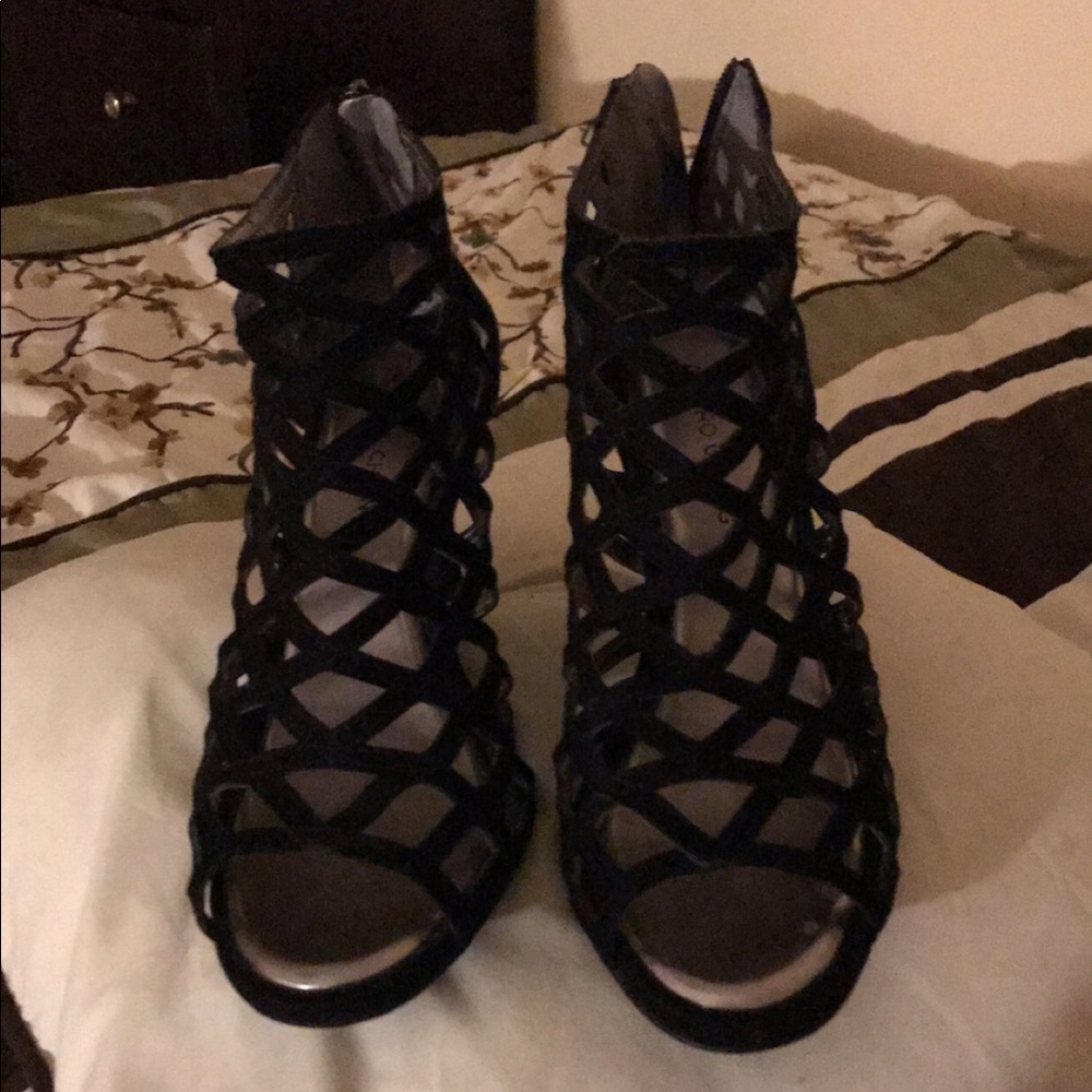 Black heels